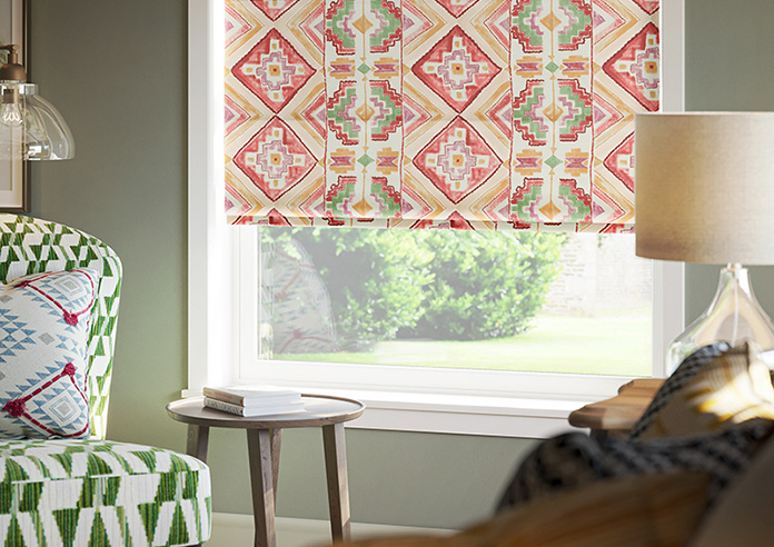 Explorer, Aztec - Motorised Roman Blind - Image 5